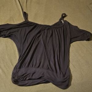 American Dream Black Casual Blouse